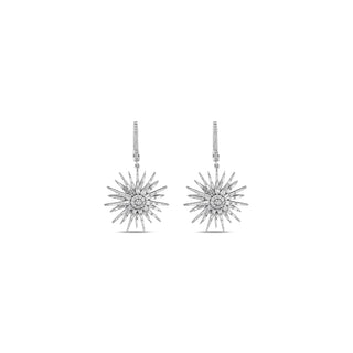 JARDIN STAR 18K GOLD DIAMOND EARRINGS