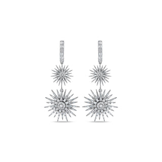 JARDIN STAR GOLD DIAMOND EARRINGS