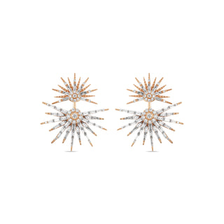 JARDIN STAR GOLD DIAMOND EARRINGS