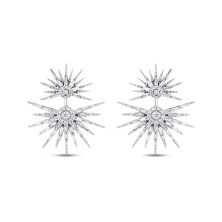 JARDIN STAR GOLD DIAMOND EARRINGS