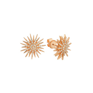 JARDIN STAR GOLD DIAMOND EARRINGS