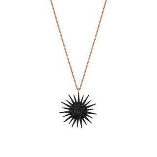 JARDIN STAR GOLD BLACK DIAMOND NECKLACE