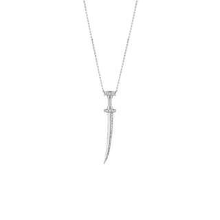 SWORD 18K GOLD DIAMOND NECKLACE