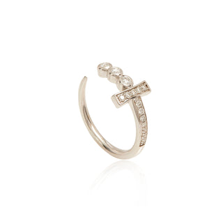 SWORD WHITE GOLD DIAMOND RING