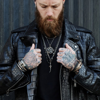 SWORD GOLD BROWN DIAMOND BRACELET