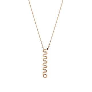 KUNDALINI NAYA GOLD BLACK DIAMOND NECKLACE