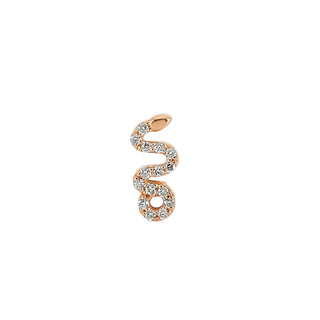 KUNDALINI GODDESS GOLD DIAMOND PIERCING