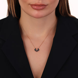 WINGS GOLD DIAMOND NECKLACE