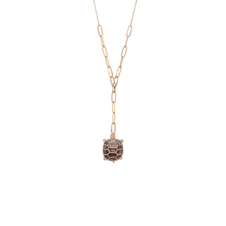 TURTLE 18K GOLD DIAMOND NECKLACE