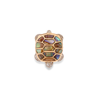 TURTLE GOLD DIAMOND RING