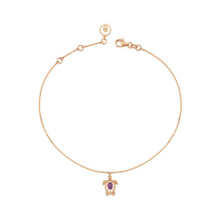 TURTLE GOLD DIAMOND ANKLET