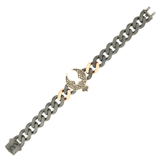 EAGLE BROWN DIAMOND CHAIN BRACELET