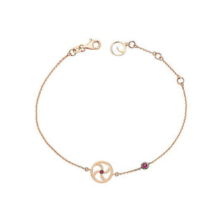 MANJI GOLD RUBY BRACELET Bee Goddess