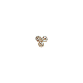 MINERVA GOLD DIAMOND SINGLE EARRING Bee Goddess