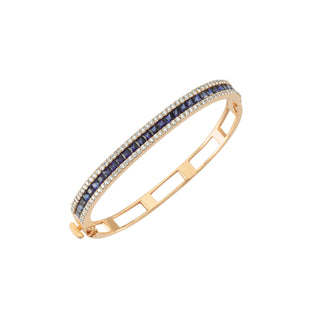 MONDRIAN 18K GOLD DIAMOND SAPPHIRE BRACELET