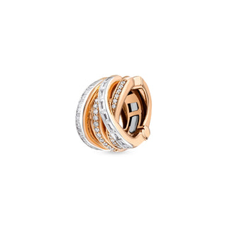 MONDRIAN BAGUETTE GOLD DIAMOND EAR CUFF