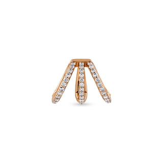 MONDRIAN GOLD DIAMOND EAR CUFF