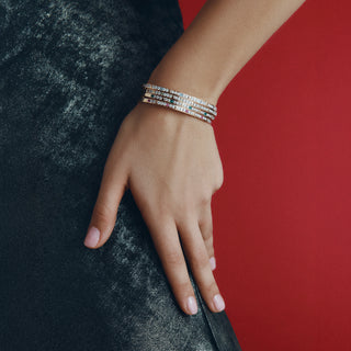 MONDRIAN GOLD DIAMOND PERIDOT BRACELET