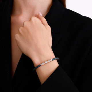 MONDRIAN GOLD BLUE DIAMOND BRACELET