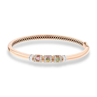 MONDRIAN GOLD BAGUETTE DIAMOND BRACELET
