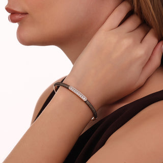 MONDRIAN GOLD COGNAC DIAMOND BRACELET