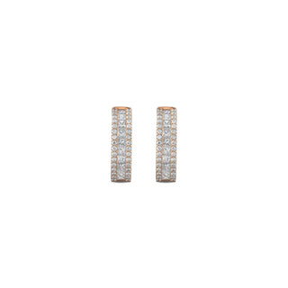 MONDRIAN GOLD DIAMOND EARRINGS