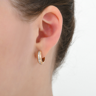 MONDRIAN GOLD DIAMOND EARRINGS