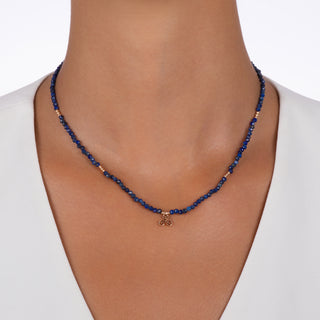 MINERVA GOLD LAPIS LAZULI NECKLACE