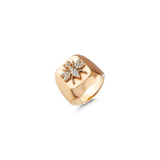 QUEEN BEE 18K GOLD DIAMOND RING