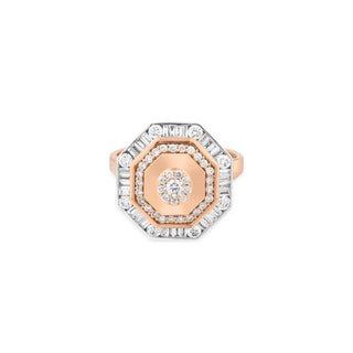 HONEYCOMB PAVÊ 18K GOLD DIAMOND RING