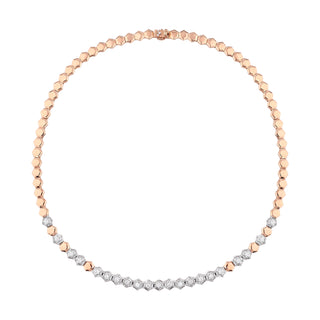 HONEYCOMB 18K GOLD DIAMOND CHOKER