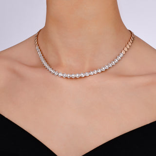 HONEYCOMB 18K GOLD DIAMOND NECKLACE