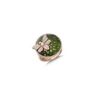 QUEEN BEE BON BON GOLD DIAMOND RING