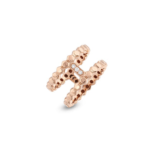 HONEYCOMB GOLD DIAMOND RING