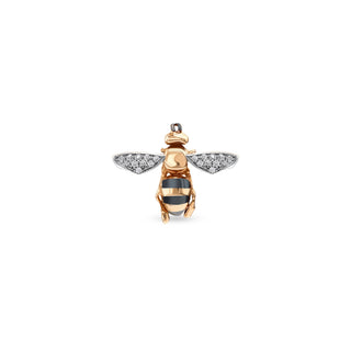 QUEEN BEE MELLIE GOLD DIAMOND SINGLE EARRING