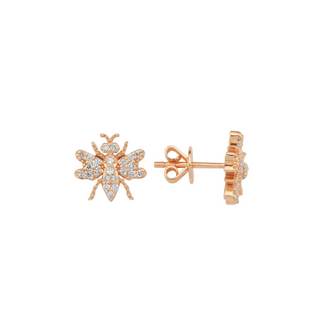 QUEEN BEE HANIA GOLD DIAMOND EARRINGS