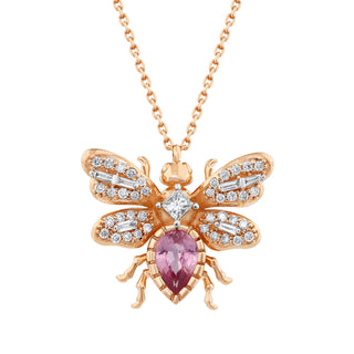 QUEEN BEE BON BON GOLD DIAMOND NECKLACE