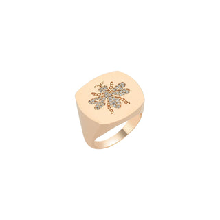 QUEEN BEE GOLD DIAMOND RING