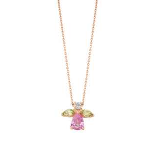 QUEEN BEE MAYA GOLD DIAMOND NECKLACE