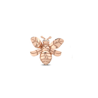 QUEEN BEE GOLD DIAMOND SINGLE  EARRING