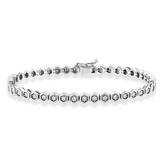 HONEYCOMB GOLD DIAMOND BRACELET