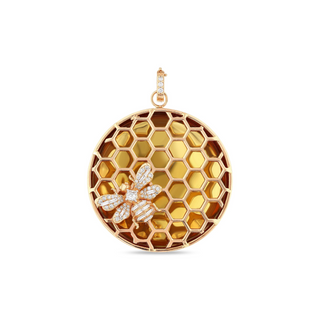 QUEEN BEE HANIA GOLD DIAMOND PENDANT