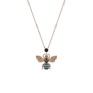 QUEEN BEE LEA BLUE DIAMOND NECKLACE