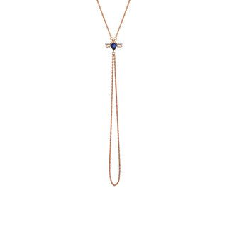 QUEEN BEE LILI GOLD DIAMOND SAPPHIRE HAND CHAIN