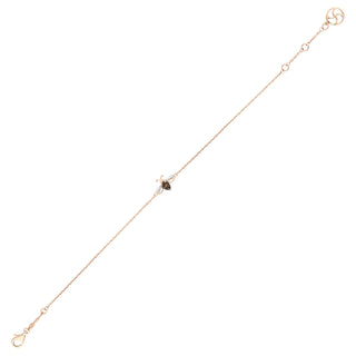 QUEEN BEE SMOKY TOPAZ GOLD DIAMOND XSMALL BRACELET