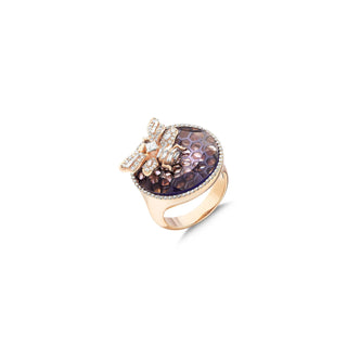 QUEEN BEE 18K GOLD DIAMOND RING