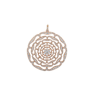 ROSA MUNDI 18K GOLD DIAMOND PENDANT