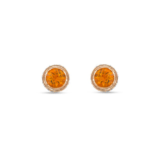 SOUL COLORS CITRINE DIAMOND EARRINGS