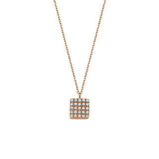 SG SQUARE DIAMOND NECKLACE