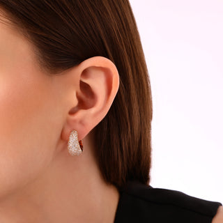 SIRIUS STAR GOLD DIAMOND EARRINGS